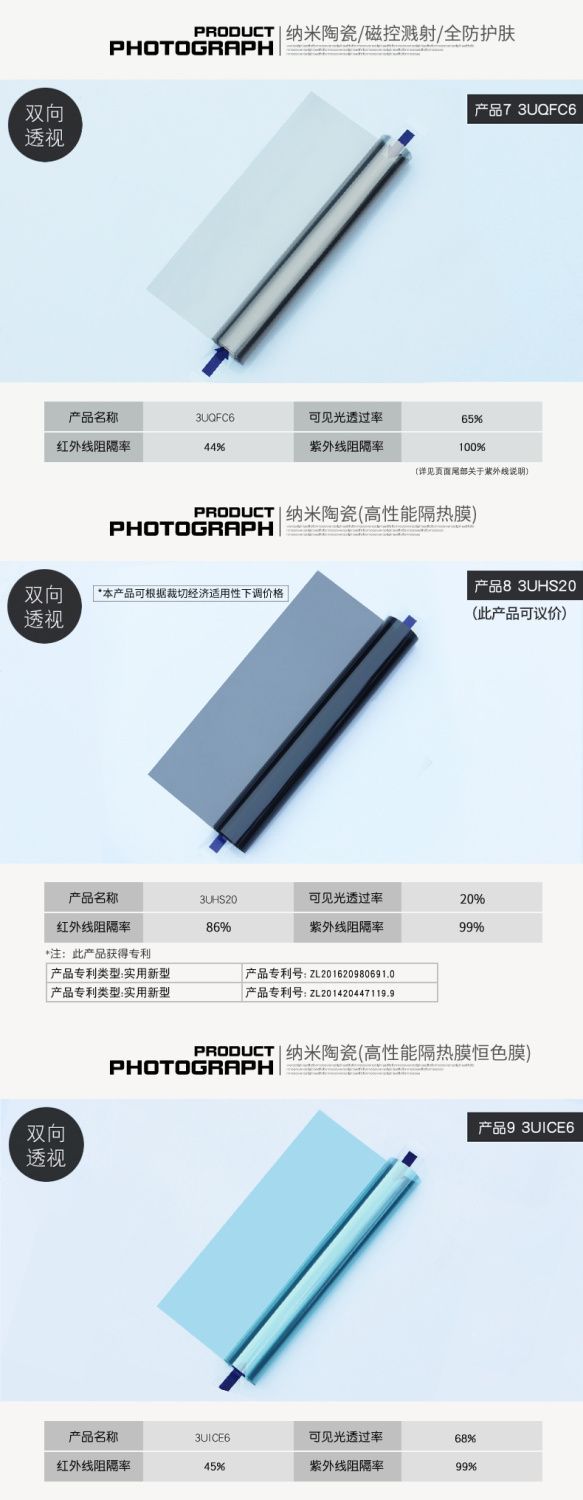 China Aerospace SANYOU Building Film Sunroom Sunscreen Insulation Film Energy-Saving Explosion-Proof Household Window Glass Film