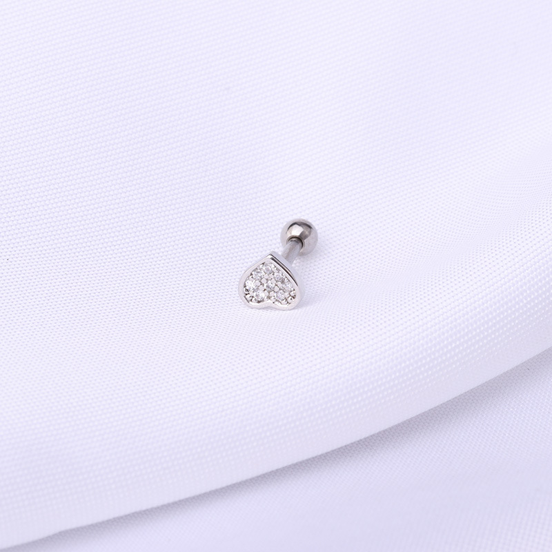 Fashion new simple style copper thick rod earrings wholesale