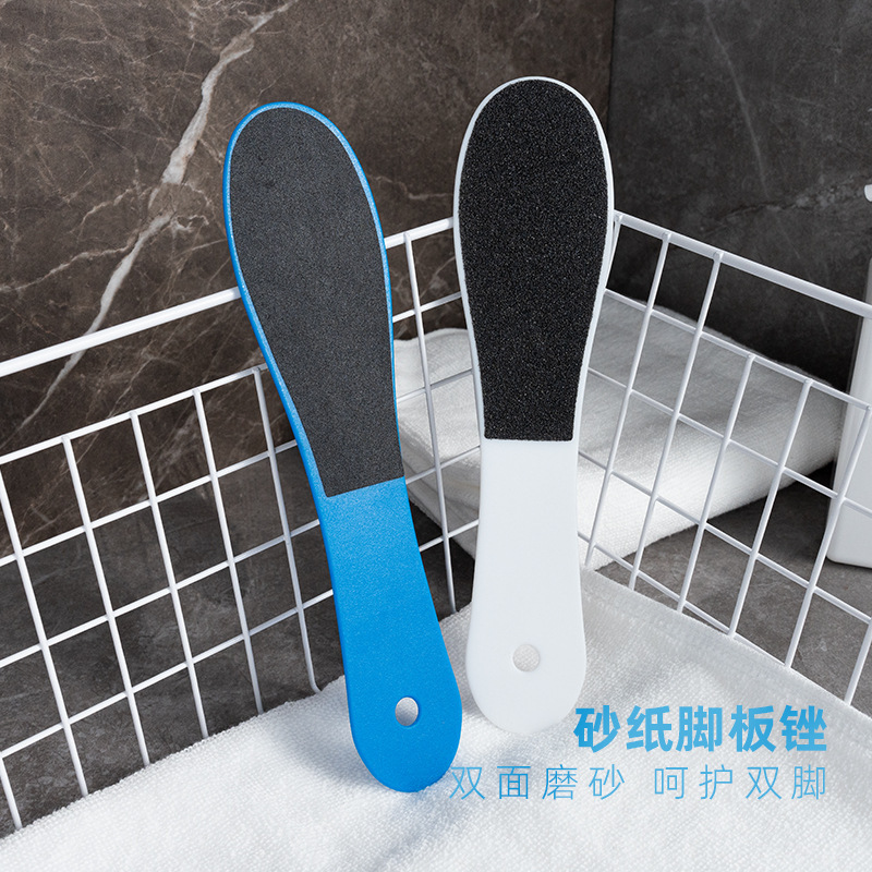 Fábrica en stock removedor de piel muerta amoladora de pie archivo Foot frotar tablero de doble cara lija pie frotar tablero