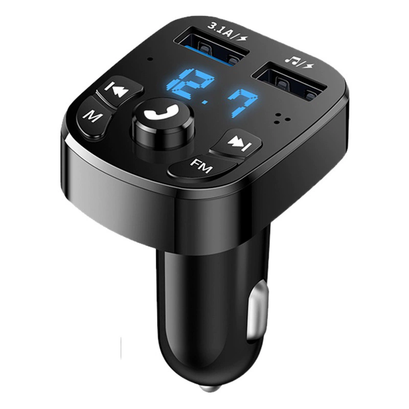 Многофункциональный автомобильный MP3-плеер FM Bluetooth-приемник автомобильный музыкальный U-диск поставляет двойной USB-порт для быстрой зарядки автомобиля
