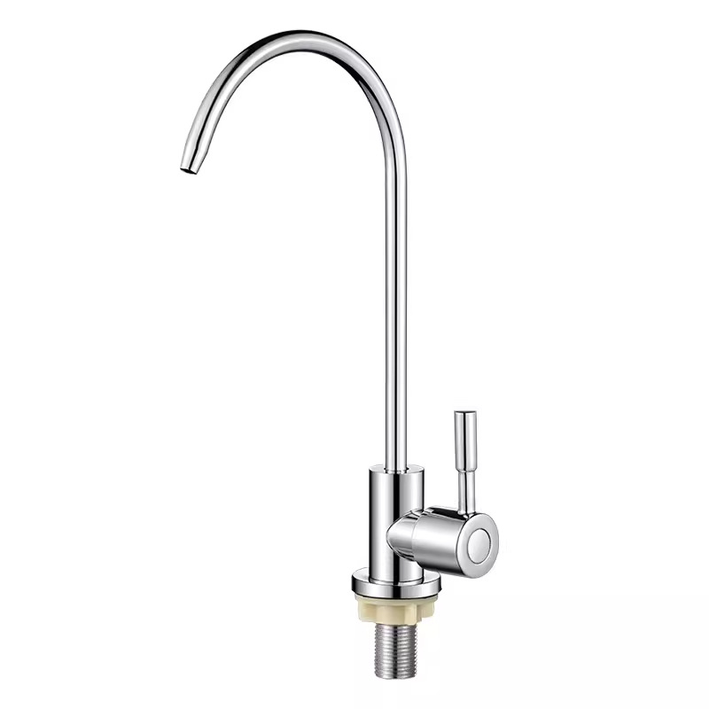 Grifo de Doble Salida para Purificador de Agua 304 2 Puntos de Acero Inoxidable para Hogar