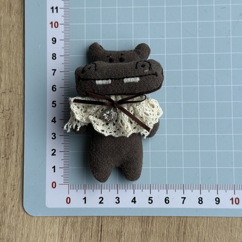新款韩系布艺大嘴河马手工饰品服装辅料配件批发diy包百搭配饰|undefined