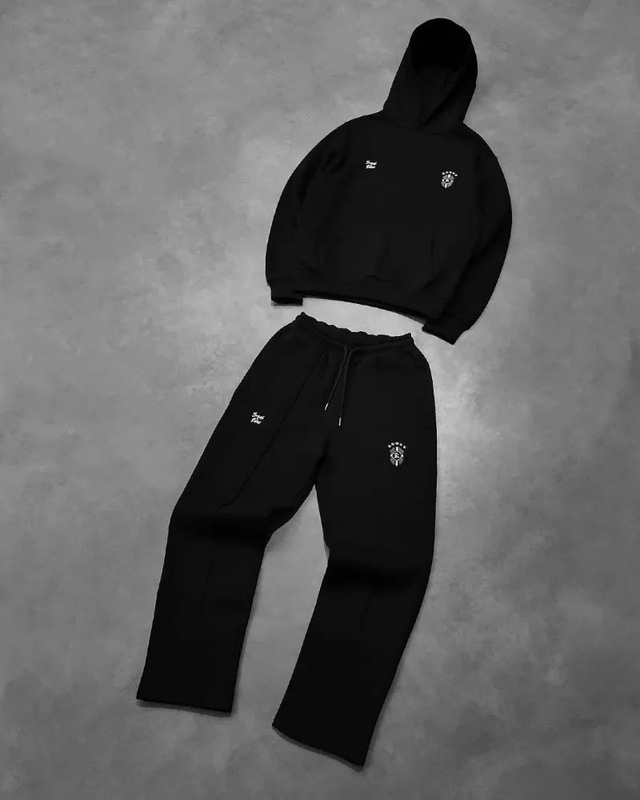 クロスボーダーヨーロッパとアメリカのストリートファッションメンズ服原宿新トレンドスタイルゴシックハイストリートレトロスポーツスーツ|undefined