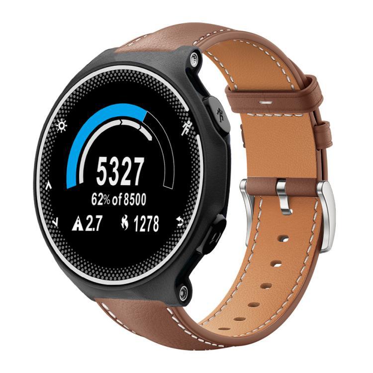 xDfind correa de cuero de tiburón negro con cabeza plana para Garmin Fenix 8 / 7X / 6X / 5X 26mm 22mm / Garmi