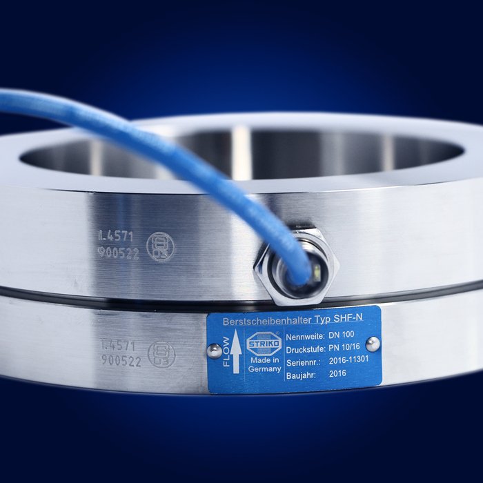 德国STRIKO反作用金属爆破片SU-R固定中高强度的脉动工作压力