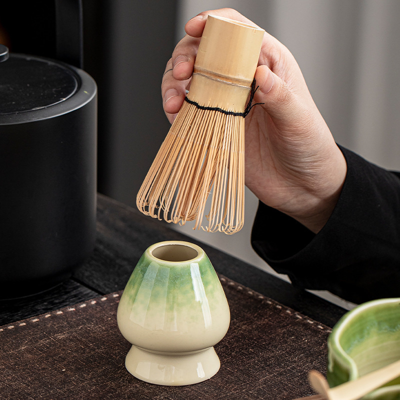 宋代抹茶ボウル、抹茶道具、抹茶ブラシ、日本茶ボウル、泡立て器、茶筅、窯変器具セット|undefined