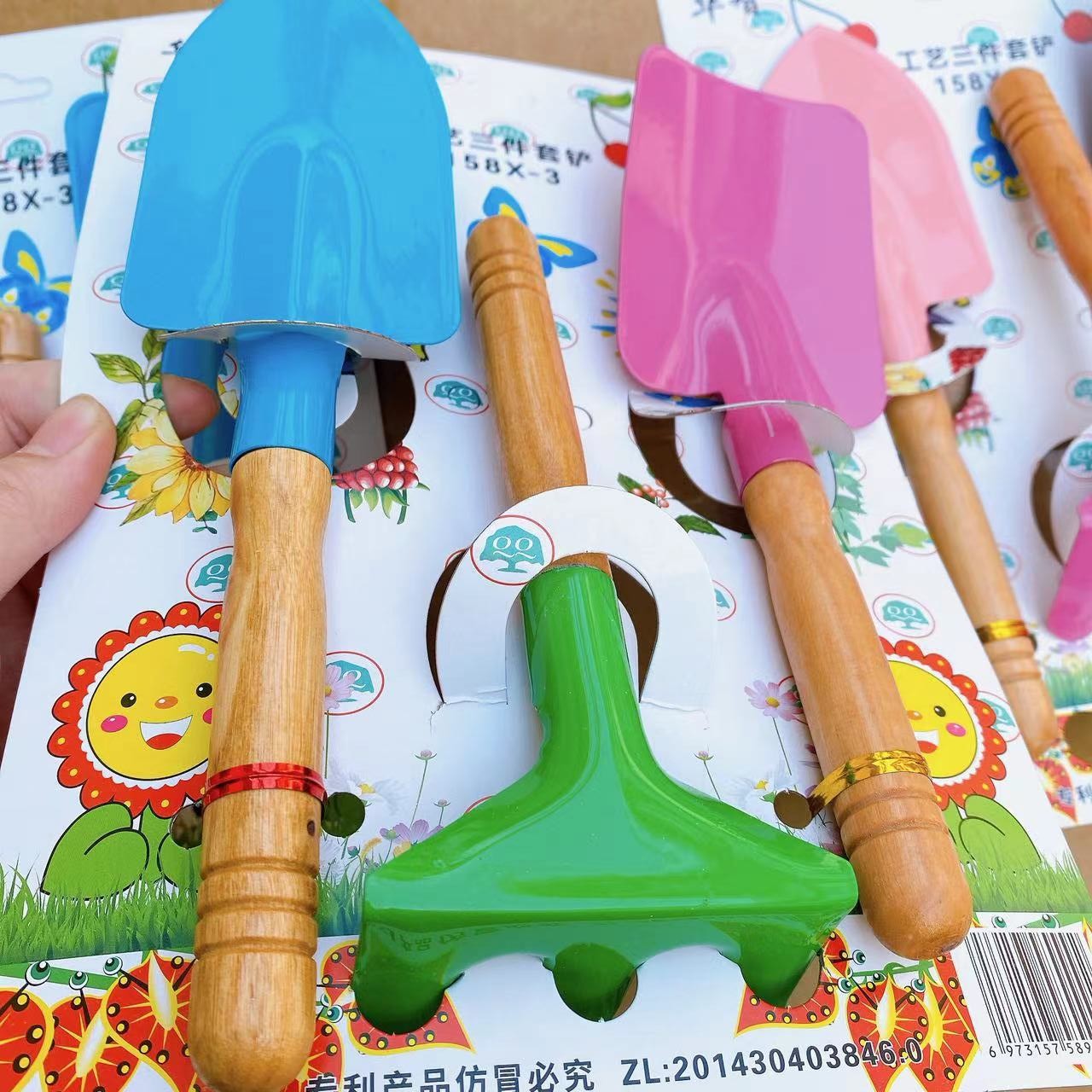 Juguetes de playa para niños, pala, jardinería, pala, herramientas de plantación de maceta, pala, rastrillo, pala, conjunto
