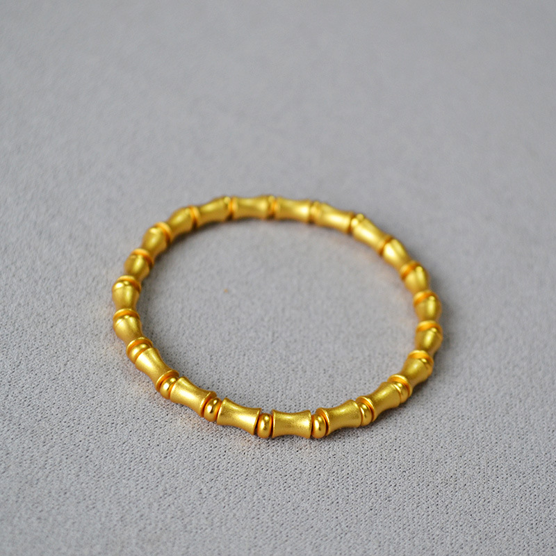 Retro Simple Style Classic Style Solid Color Brass Bracelets Bangle In Bulk display picture 15