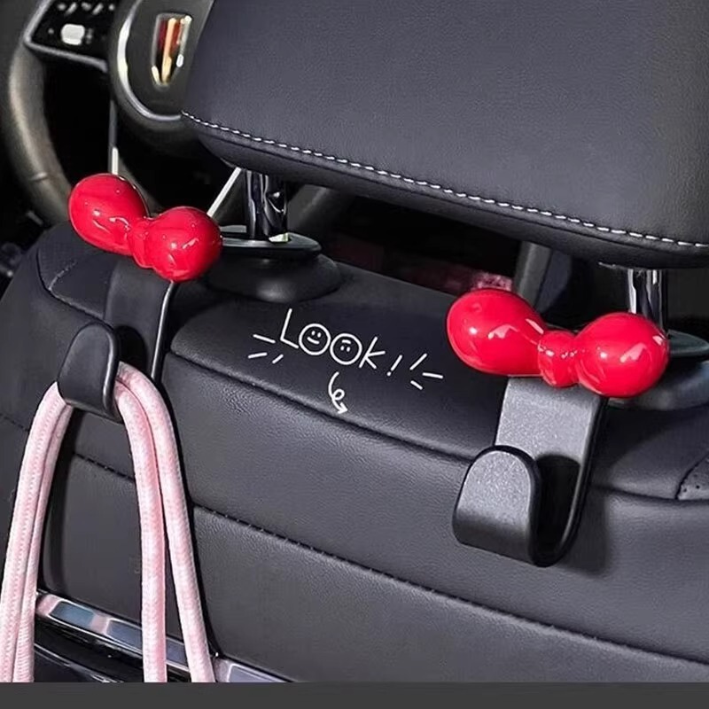ドーパミンボウカーフック車のシートバックフック車内収納ピンクガールズカー装飾|undefined