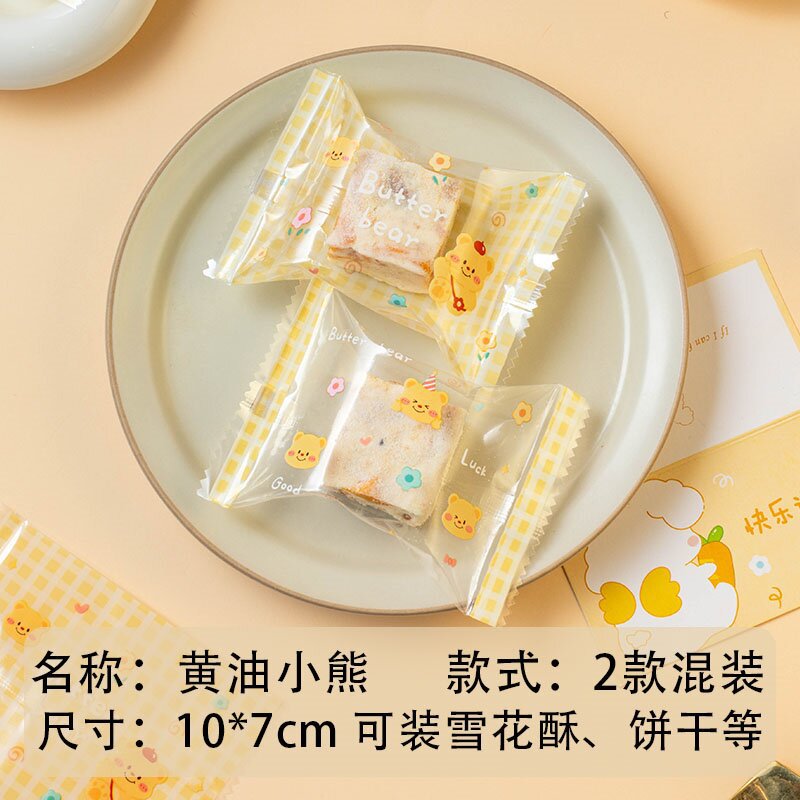 Máquina selladora de bolsas para galletas, sella galletas en forma de copo de nieve, dulces crujientes, modelo nuevo 2025, bolsas individuales pequeñas, sella bolsas de dulces para hornear.