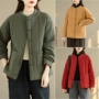 冬季女式个性复古棉服