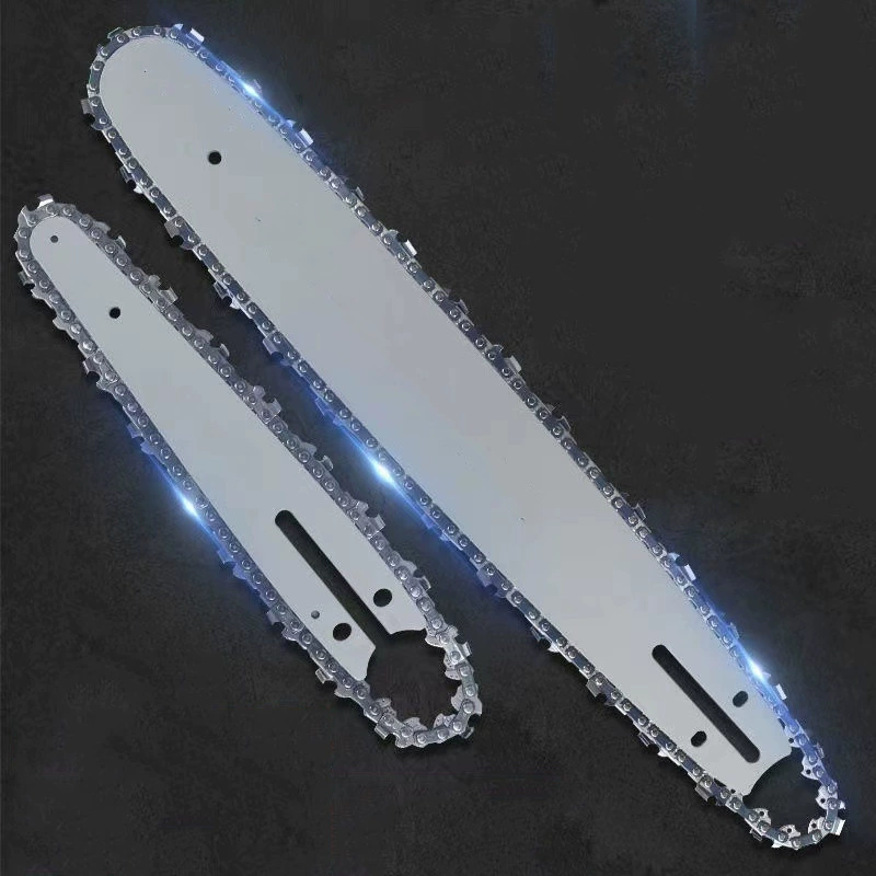 Садовая лесозаготовка мини бензопила направляющая пластина цепь 1/4 дюйма 6 дюймов небольшая электрическая одноручная бензопила цепи оптом