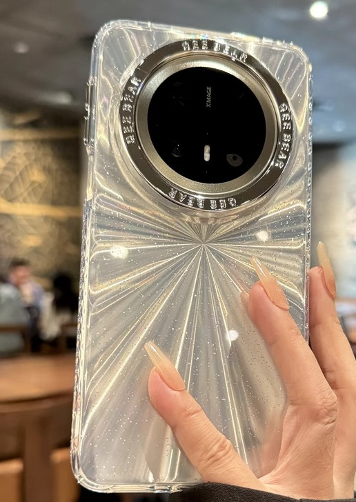 Patrón de concha de color sólido simple para Huawei Mate70Pro funda para teléfono móvil P70/60 pareja M60Pro funda protectora