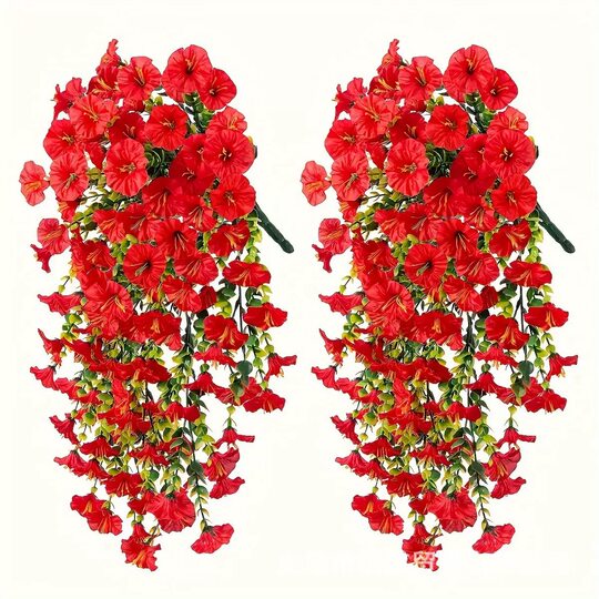 in stock Explosive 45-mesh Wall-mounted Artificial Eucalyptus Flower Silk Flower Home Wedding Courtyard Rattan Violet