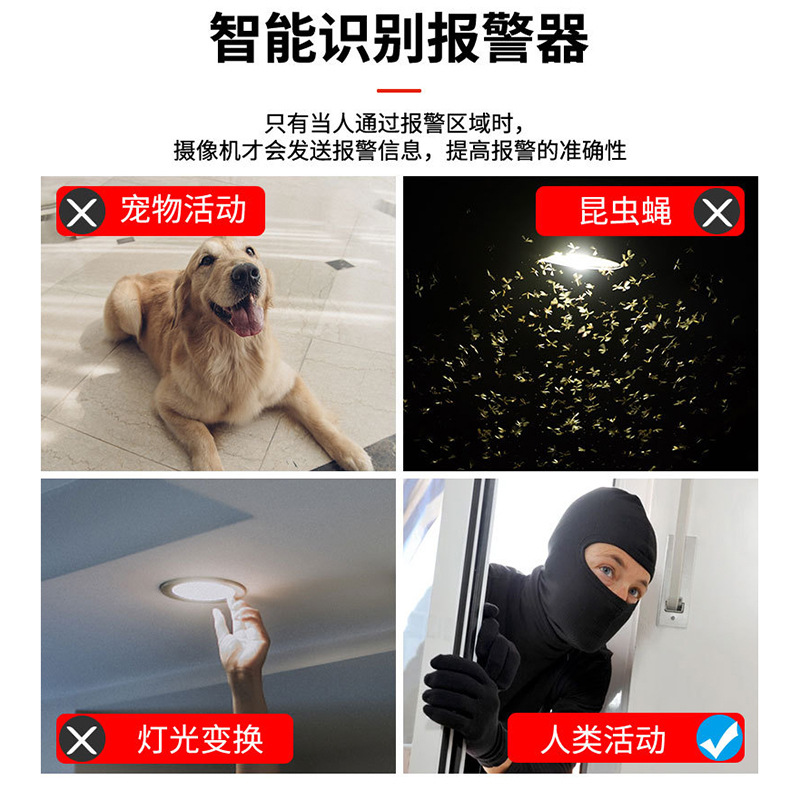 Outdoor wireless surveillance camera, HD WiFi, metal bullet design