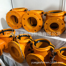 广东南沃PE管哈夫节法兰分水三通铸铁管道开孔马鞍抢修器抱箍接头