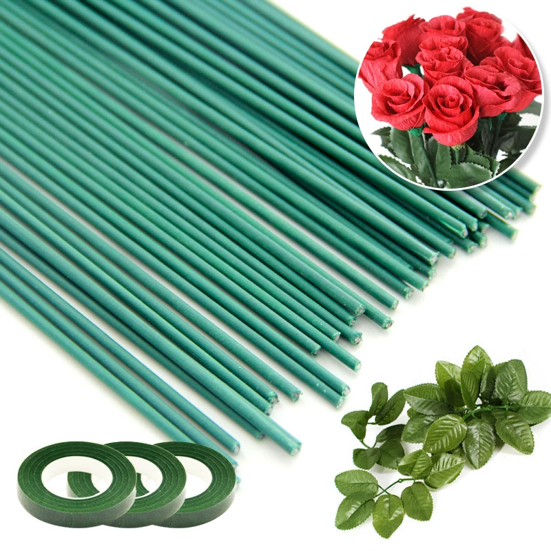 № 2 Цветочный полюс лист шелковая сетка цветок зеленая лента Kawasaki Роза ручной работы DIY крепированная бумага цветочный производственный материал сумка