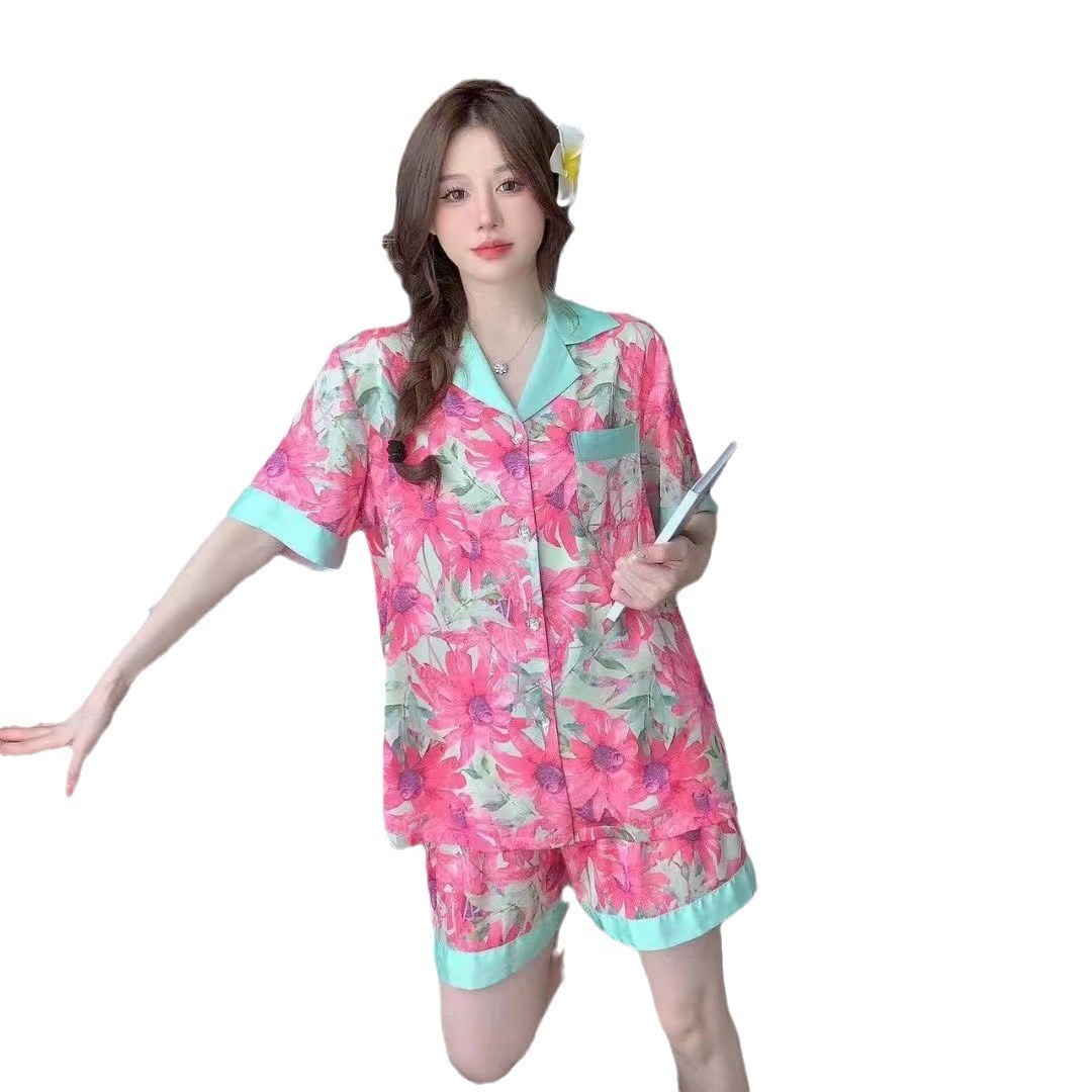 B0669 800K ĐỒ NGỦ NỮ LINTDC NGẮN TAY CẢ BỘ 3 MÓN MÙA HÈ THỜI TRANG NỮ ĐỒ NGỦ HOẶC MẶC NHÀ G02 SẢN PHẨM MỚI