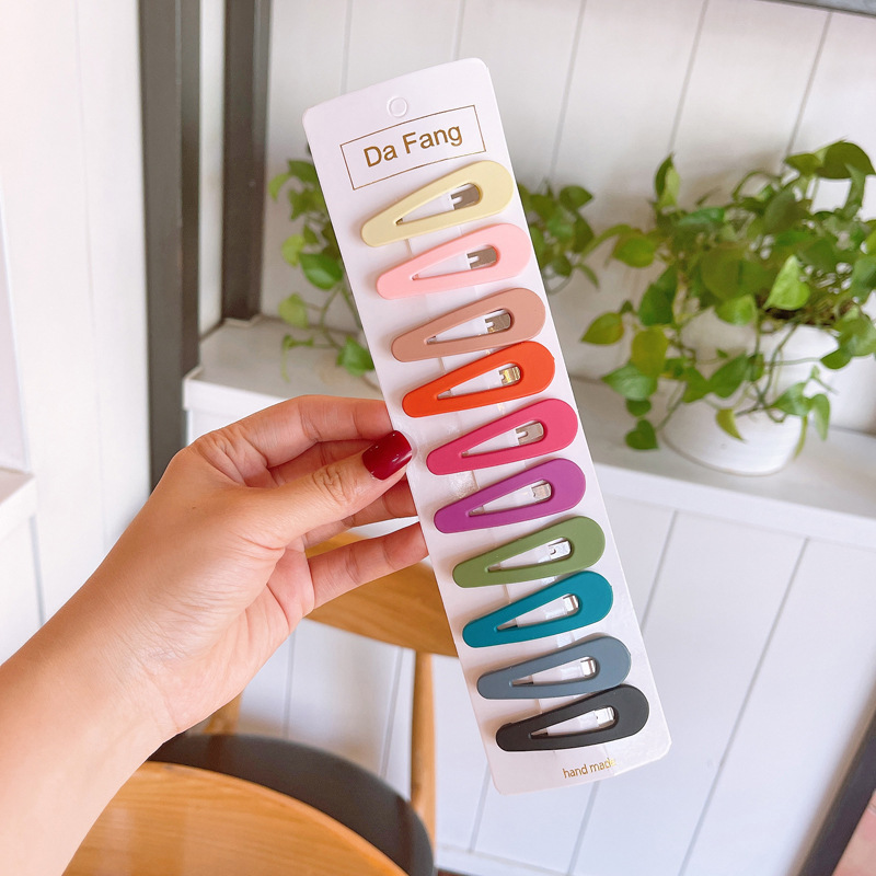 100g Weight Hair Clip Hair Accessories Type 1 Set Quantity Daily Occasion Plastic Material Geometric, Colorful Pattern Kid'S Gender Simple Style Style Kid's Simple Style Geometric Colorful Plastic Hair Clip 13