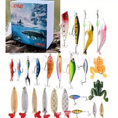 クロスボーダー新 L'ADVENT'LURES 2024 クリスマス釣り針ブラインドボックスアドベントカレンダークリエイティブ釣り趣味