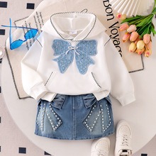Children's clothing  SHEIN�羳Ůͯ��װ��ɫ����+��ɫ��ȹ��װ