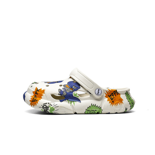 Children's Hole Shoes for Boys and Girls, Summer Medium and Large Children's Shoes for Boys, Students, Soft Sole Anti-Slip Slippers