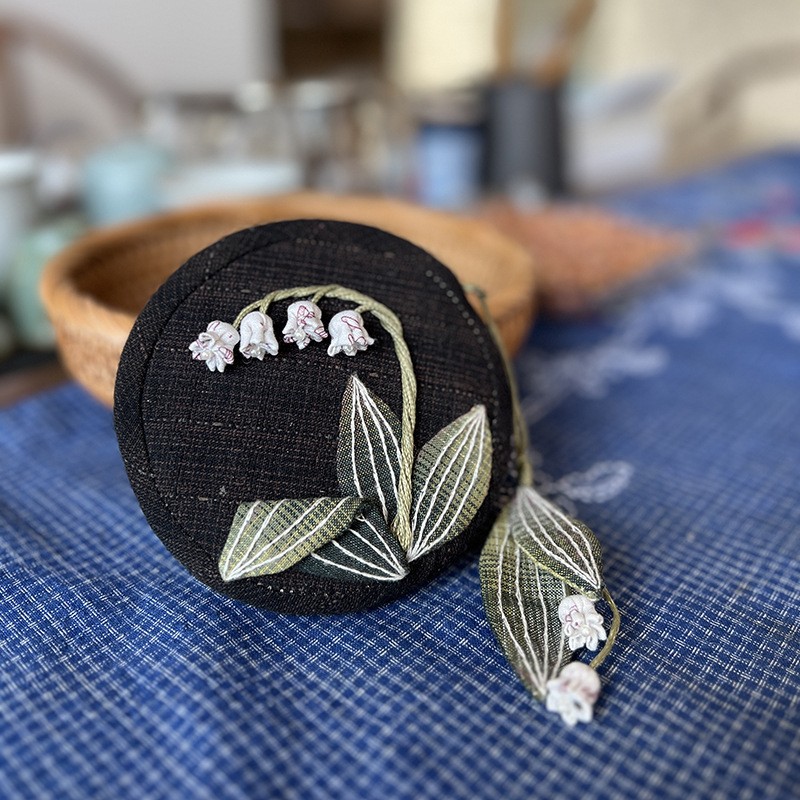 Bolsas de tela de arco de lujo bordadas a mano bolsas de tela navy bolsas de regalo para novias