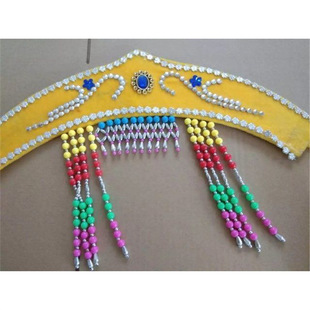 Mongolian Dance Performance Headwear, Ethnic Minority Clothing Accessories, Xizang Dance Performance Hat, Mongolian Piece Empty Top