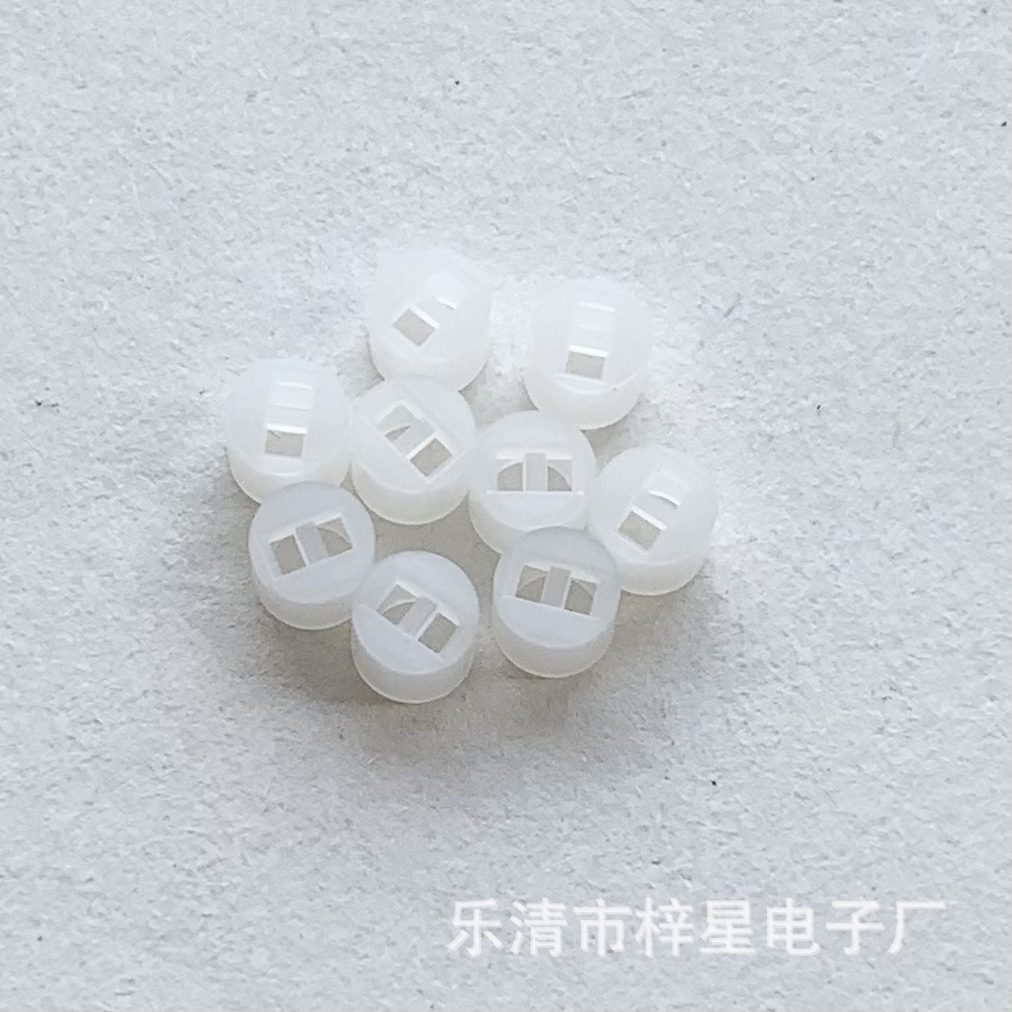 LED发光管座 M3/M4M5直圆体尼龙隔离柱 二极管灯座 灯套