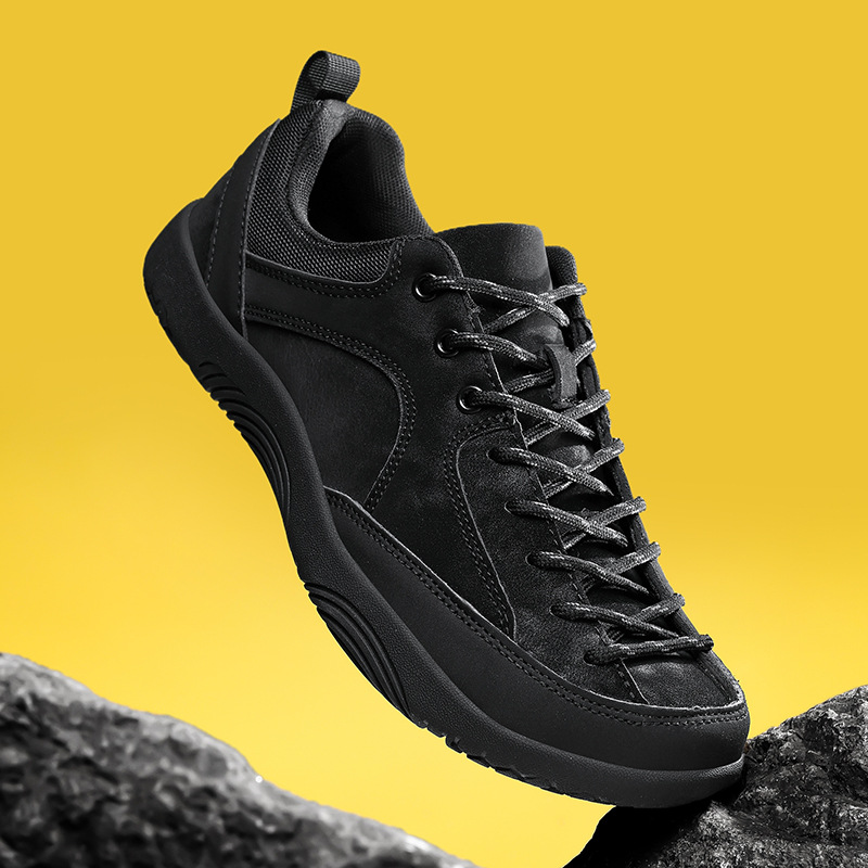 Men's Sports Shoes Cross-Border Foreign Trade Autumn and Winter New Couple Casual Shoes Fashion Trend Wide-Last Hiking Shoes Wholesale