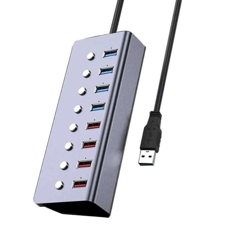 USB semiper 3.0 независимый переключатель с внешним источником питания, расширение HUB, 7 интерфейсов