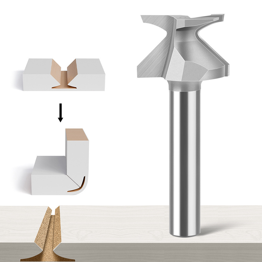 优锐折弯一体刀成型刀具R10木门墙柜圆弧折弯刀R18免软化折角刀头