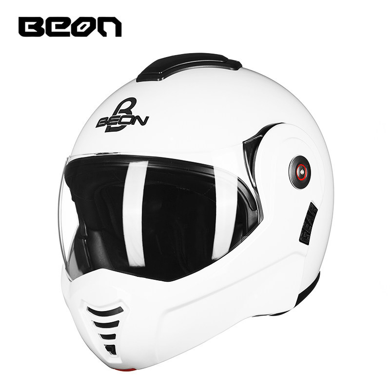 BEON motocicleta retro casco Four Seasons universal hombres y mujeres coche eléctrico medio casco motocicleta personalidad casco invierno