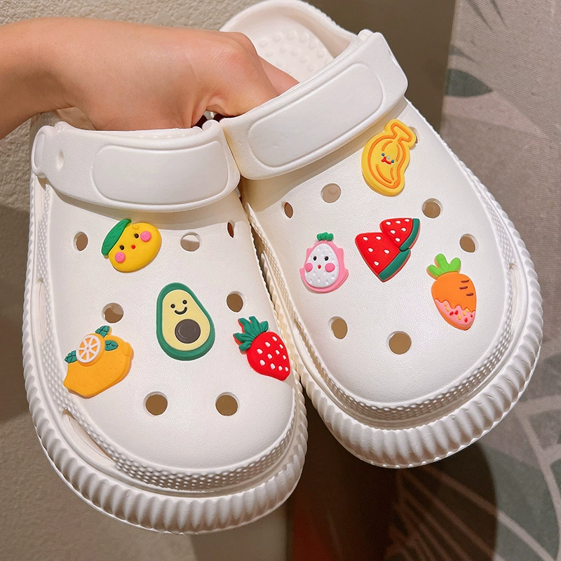 Новые Kulomi Yugui Shoes Buckle Diy Cartoon Ins Creative Three-dimensional Vegetable Animal Decorative Shoes Flowers