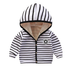 Children's winter coat, unisex padded and thick jacket, baby cardigan, cartoon-style outerwear for girls, hooded warm clothing
