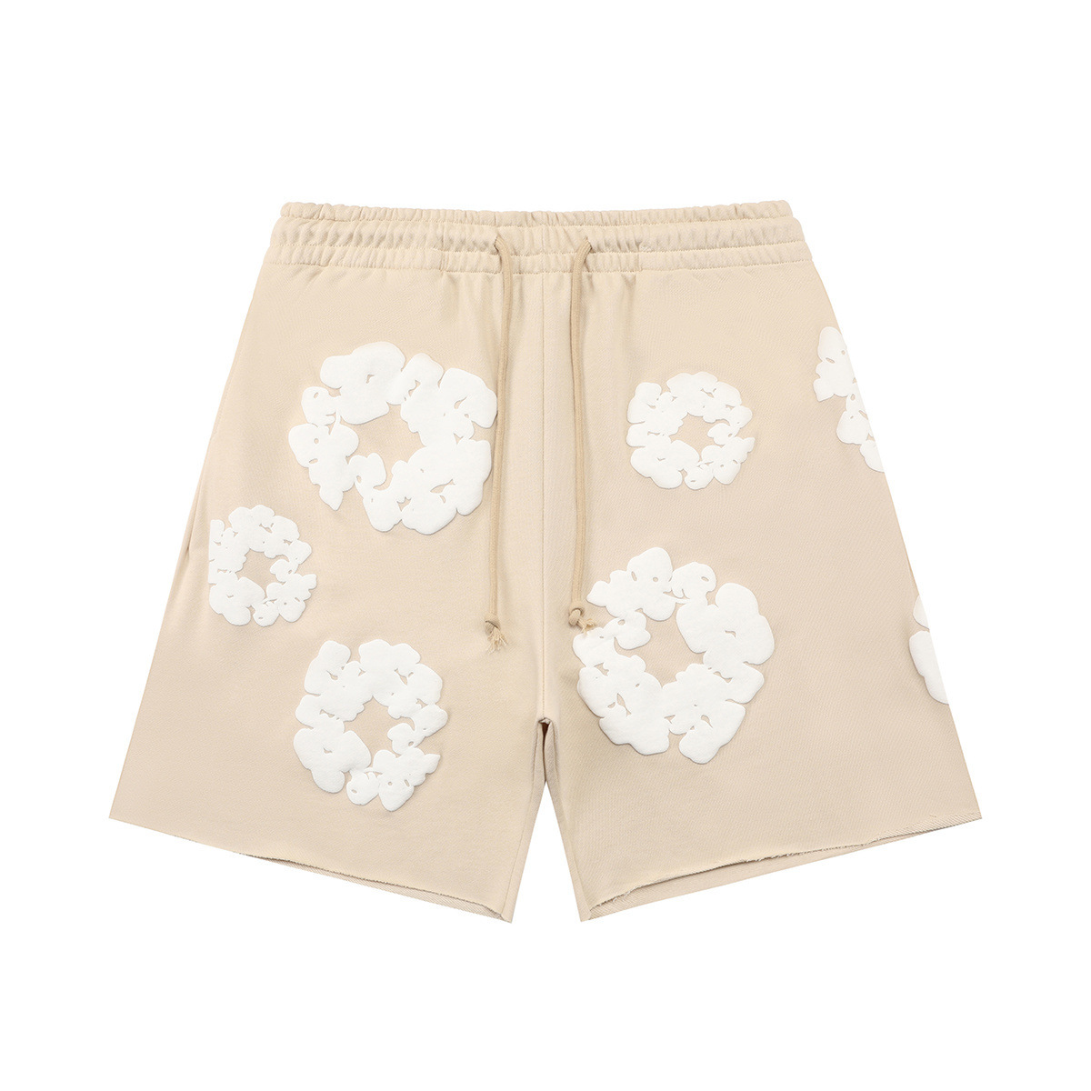 Denim Tears Cotton Wreath Sweat Shorts Cream