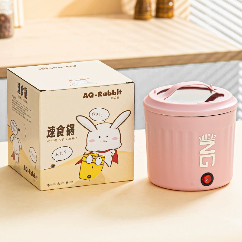 Электрический многофункциональный горшок AQ‑Rabbit, 1,2–2,8 л для лапши и тушения с пароваркой