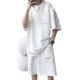 Summer Sports Leisure suit Men's New T-shirt Shorts Loose plus size Print Half Sleeve Shorts Two-piece Set