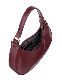 Classic Style Style Women's Small Pu Leather Solid Color Classic Style Zipper Saddle Bag