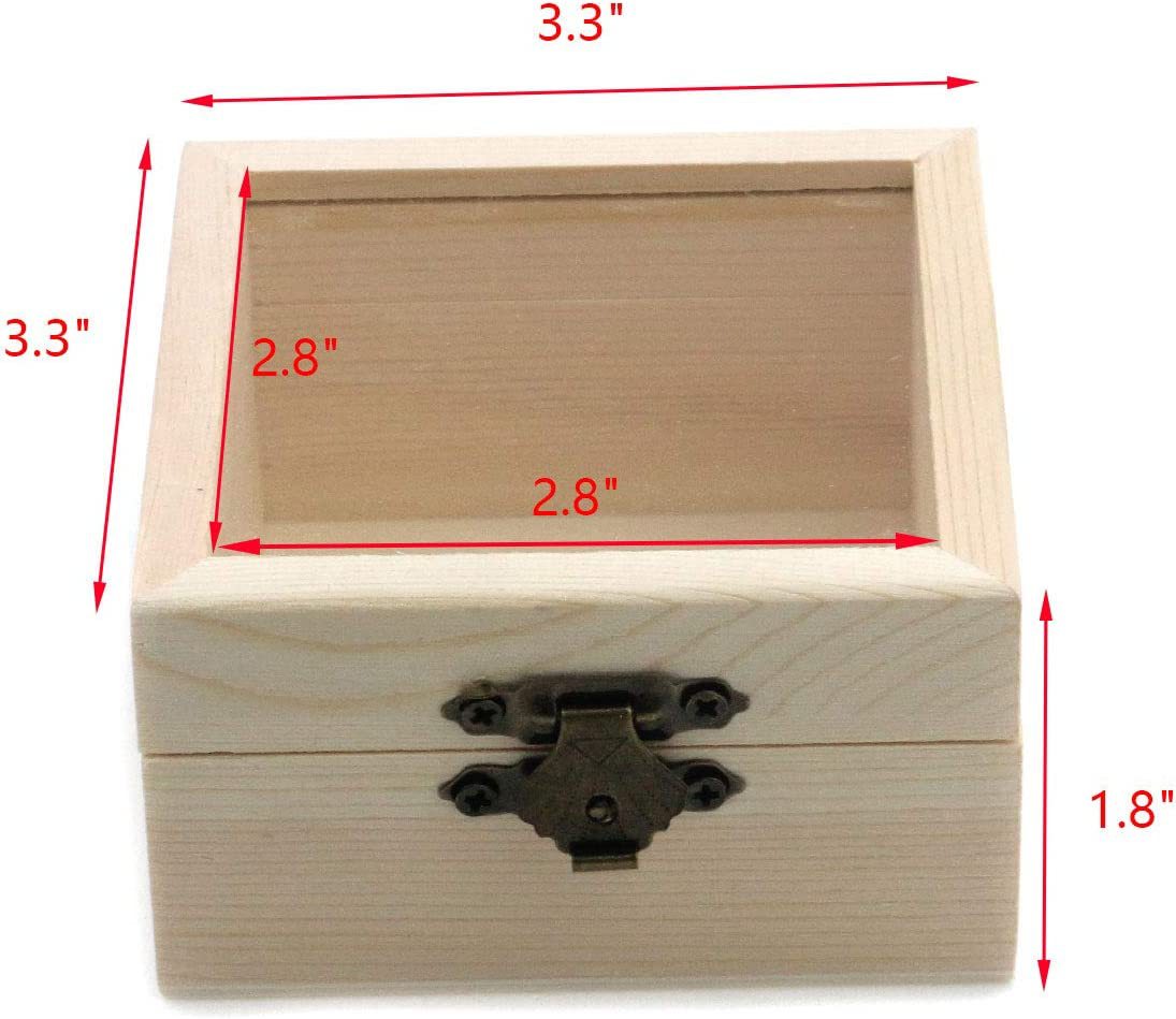 집 보관에 적합한 힌지 뚜껑과 앞 버클, 19x19x9cm 보관 상자 보관 상자