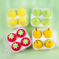 Fruit Beauty Egg Set Combination Soaked Large Powder Puff Lemon Pear Strawberry Avocado Makeup Tools Wholesale