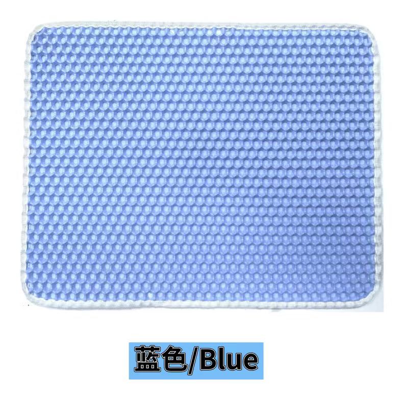 跨境EVA猫砂垫防滑耐磨防带出防外溅宠物专用双层猫砂盆垫|undefined