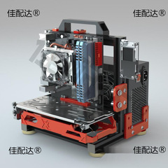 透明ケース個性ミニオープンプラットフォームオープン水冷フレームシンプル縦型クリエイティブ