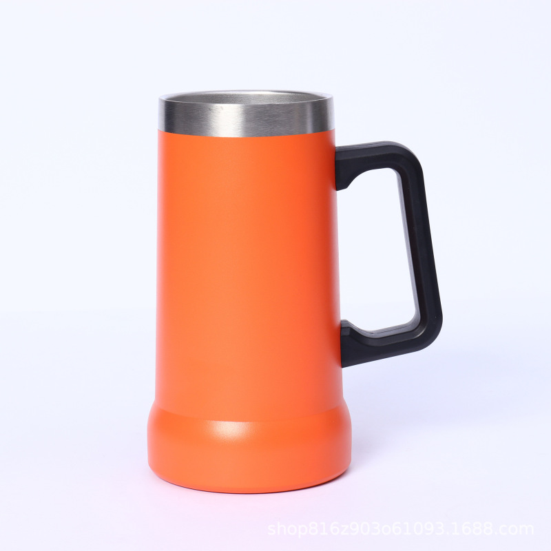 双层真空保温杯家用便携 304材质大容量马克杯办公桌水杯杯跨境|undefined