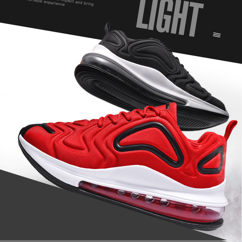 Cross-Border New Men's and Women's Shoes, Sports Shoes, Men's Lightweight Breathable Mesh Running Shoes, Fly-Knit Casual Shoes, Mens Shoes