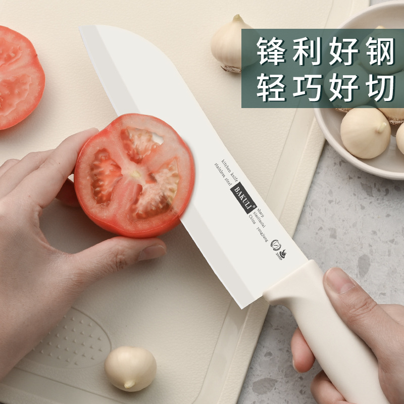 Cuchillo de frutas de alta dureza hogar afilado regalo mini cuchillo de peeling portátil de acero inoxidable cuchillo portátil image 3