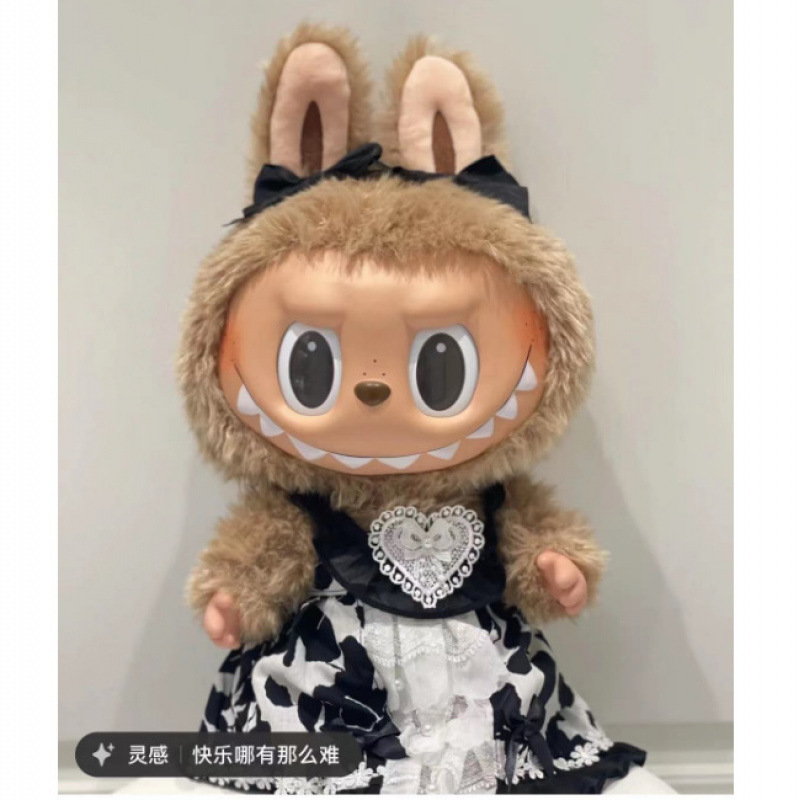 38cmラブブベビー服、ラブブぬいぐるみ服、ラブブ人形着替え、漢服スカートスーツ|undefined