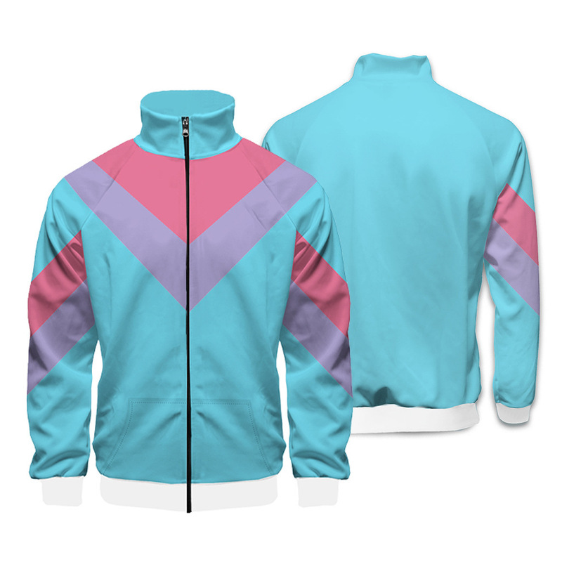 Carnival Disco Retro Trend Party Stage Performance Wear 80S Clothing Sportswear Jackets and Pants