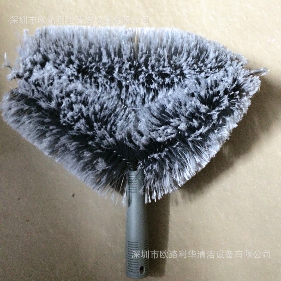 圆形尘埃扫 长毛纤维除尘扫灰刷灰掸高空墙角除尘清洁灰扫帚