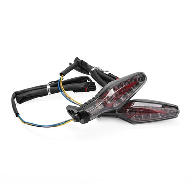 Suitable for Bmw S1000Rr R1250Gs Turn Signal Compatible with Rear Tail Light Modified Led Turn Signal Car Light Accessories (Dönmə işıqları) - m21-rear-turn-light-black-1-pair